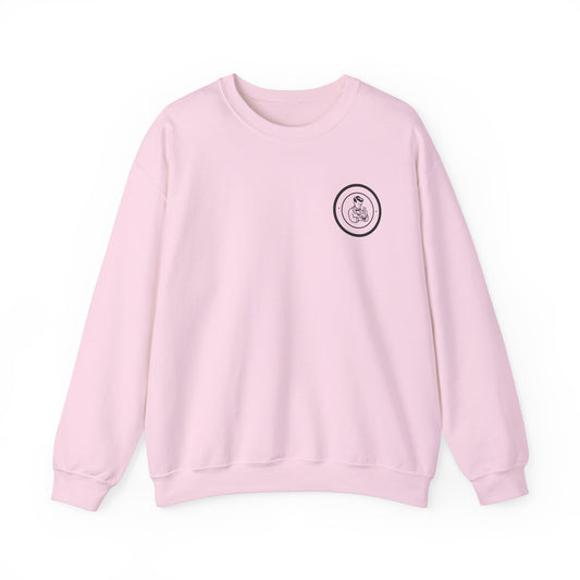 Light Pink  Mad Scientist Unisex Crewneck Sweatshirt